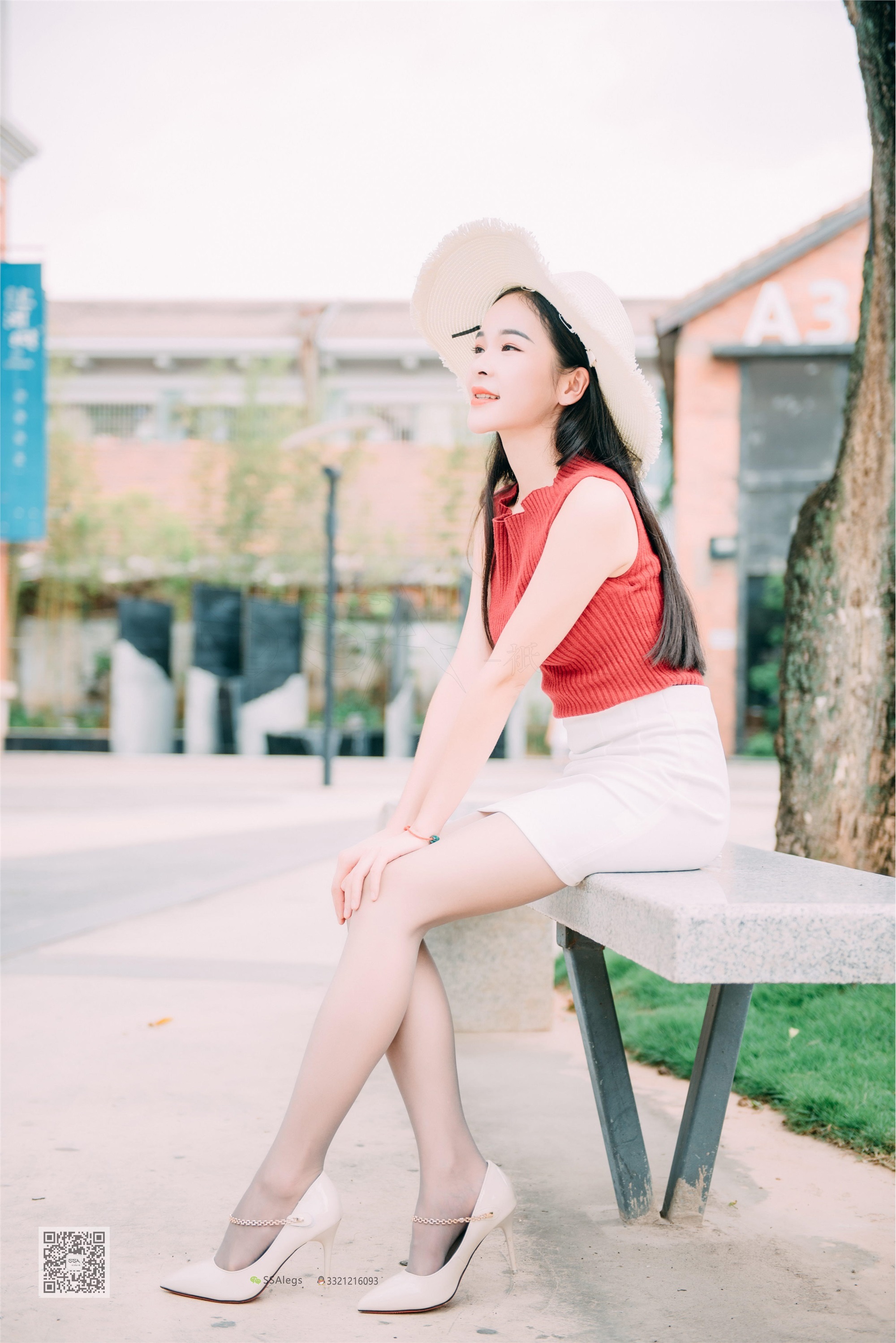 SSA丝社 NO.007 nono 街拍灰丝特辑